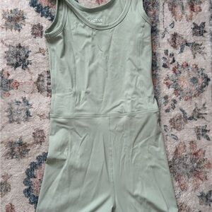 SET Active Light Green Sportbody Romper